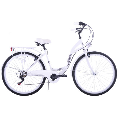 Mestský bicykel 28" Kozbike KOZ13 7 prevodový Biely